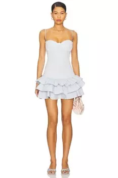 Мини-платье Keegan Majorelle, periwinkle