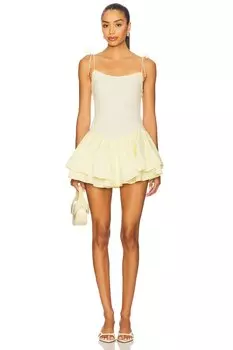 Мини-платье Keke Majorelle, butter yellow