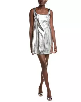 Мини-платье Kenneth Cole с открытой спиной, цвет metallic