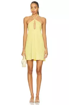 Мини-платье Kindall More To Come, yellow