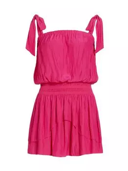 Мини-платье Kira со сборками Ramy Brook, розовый