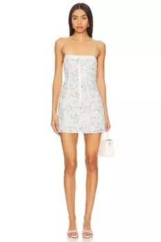 Мини-Платье клэр For Love & Lemons, синий