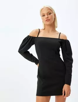 Мини платье Koton Dress, черный