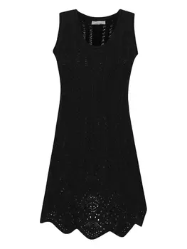 Мини-платье крючком Rabanne, черный