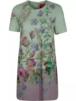 Мини-платье La DoubleJ с цветочным принтом, зеленый