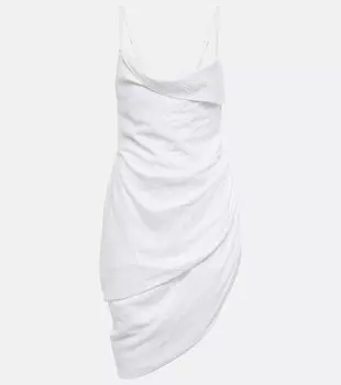 Мини-платье La Robe Saudade из вуали JACQUEMUS, белый