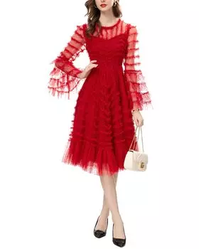 Мини-платье Lanelle, красный