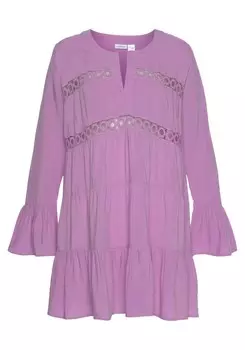 Мини платье LASCANA Dress Lola, сиреневый