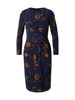Мини платье Lauren Ralph Lauren Dress FABIANA, темно-синий