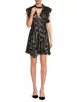 Мини-платье Leven с вырезами Iro, черный