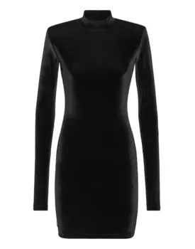 Мини-платье LS Basic Philipp Plein, черный