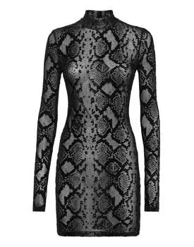 Мини-платье LS PHILIPP PLEIN, черный