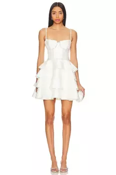 Мини-Платье luciana с корсетом V. Chapman, белый