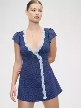 Мини-платье Lucy с запахом Frankies Bikinis, цвет Dotty
