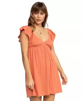 Мини-платье Luna для юниоров Roxy, розовый