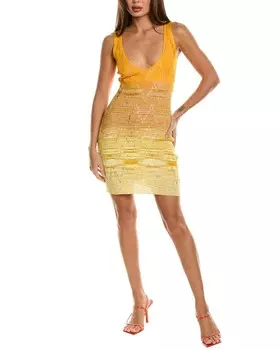 Мини-платье M Missoni, оранжевый