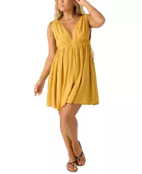 Мини-платье Madeleine с завязками для девушек O'Neill, золотой