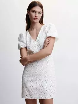 Мини-платье Mango Dakota, белое