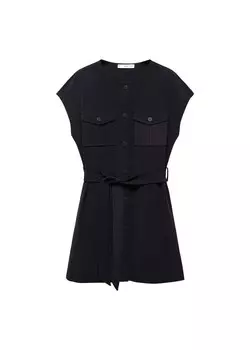 Мини платье MANGO Dress Gala, черный