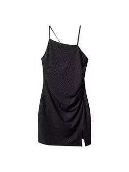 Мини платье MANGO Dress KAREN, черный