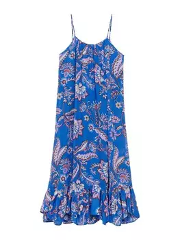 Мини платье MANGO Dress, королевский синий