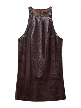 Мини платье MANGO Dress Kylie, цвет carmine red