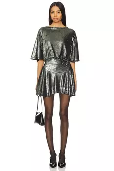 Мини-Платье manuka с пайетками Free People, бронзовый