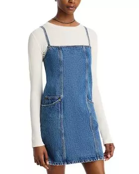 Мини-платье Margo RE/DONE, синий