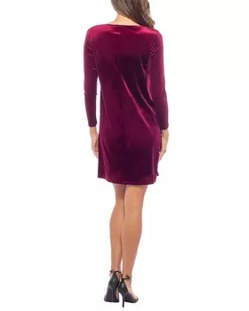 Мини-платье Marina с вышивкой, цвет Wine