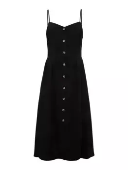 Мини-платье Mavi "BUTTON UP DRESS", платье на тонких бретельках, черный