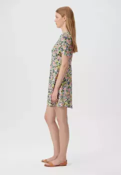 Мини-платье Mavi "SHORT SLEEVE MINI DRESS", короткое платье, цвет Abstract Te X Ture Print
