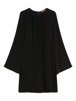 Мини-платье Max Mara с рукавами-колоколами, черный