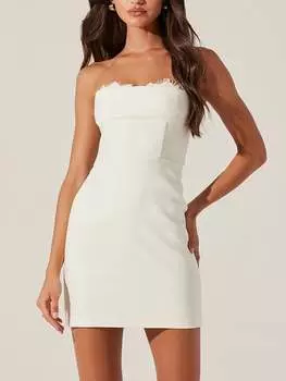 Мини-Платье Мелани Astr The Label, бежевый