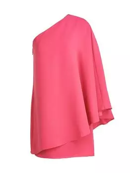 Мини-платье Melina из крепа с драпировкой Halston