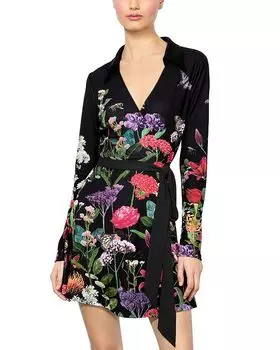 Мини-платье Millicent Alice and Olivia, черный