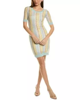 Мини-платье Missoni из смесового шелка, белый