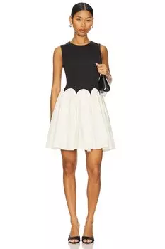 Мини-платье Monika от Never Fully Dressed, black & cream