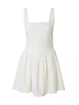 Мини платье Monki Dress, белый