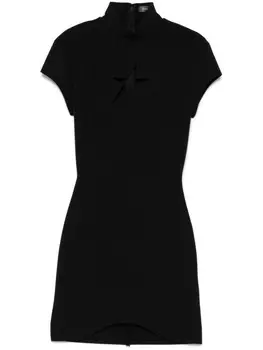 Мини-платье Mugler Star, черный