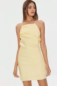 Мини-платье на бретельках со сборками Forever 21