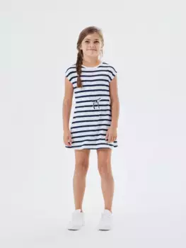 Мини-платье Name It "NKFMIE SS DRESS NOOS", цвет Dark Sapphire