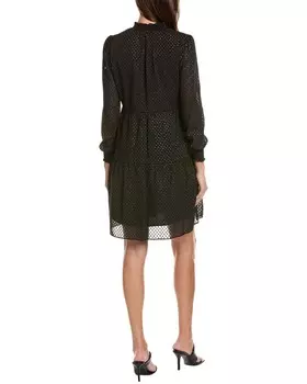 Мини-платье Nanette by Nanette Lepore Fil Coupe Nanette Nanette Lepore, черный