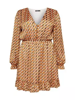 Мини платье Nasty Gal Plus Dress, оранжевый