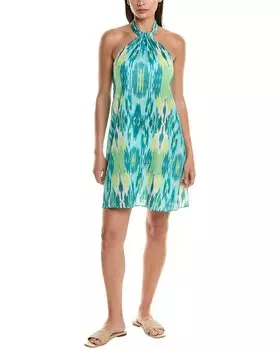 Мини-платье Natori Ibiza с бретелькой на бретельках, синий