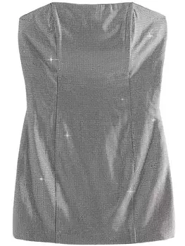 Мини платье Next Dress, серебряный