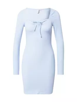 Мини платье NLY by Nelly Dress, дымно-синий