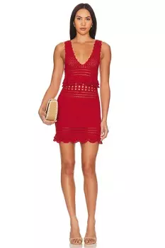 Мини-Платье olearia Tularosa, красный