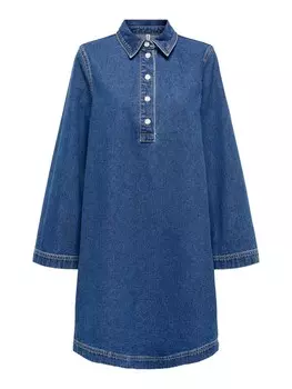 Мини платье ONLY Dress ONLFreya, синий деним