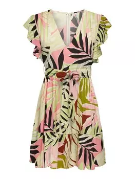 Мини платье ONLY Dress SANDIE, разноцветный