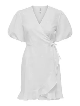 Мини платье ONLY Dress Serra, белый